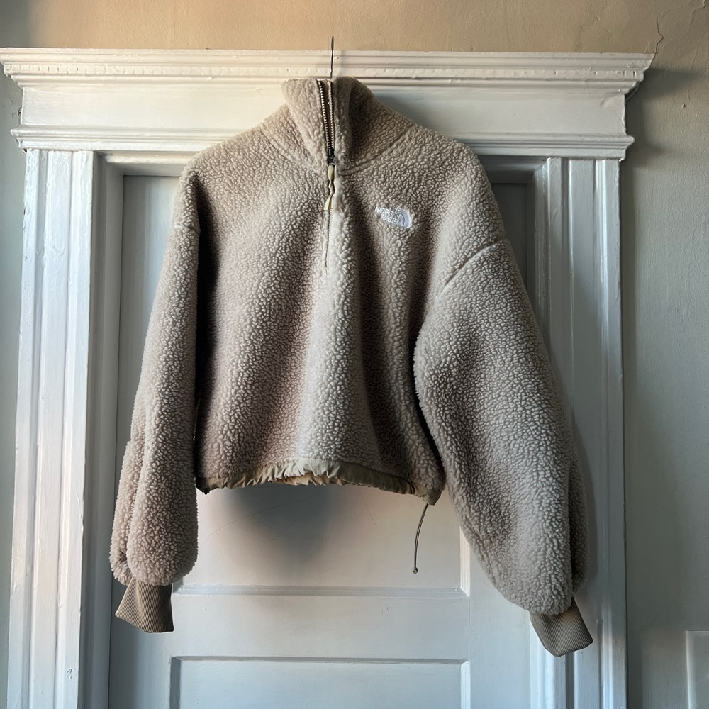 The North Face Tan Sherpa Jacket